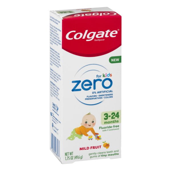 Colgate Zero Baby and Toddler Fluoride Free and SLS Free Toothpaste
