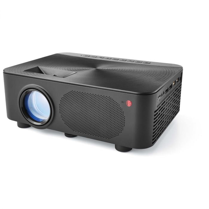 onn. 720p LCD Home Theater Projector with up to 150" Projection Size