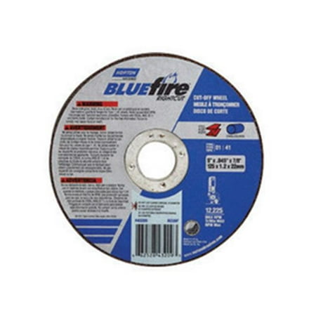 

Norton 547-66252843208 4.5 x 0.045 x 0.87 in. Zirconia Alumina Blue Fire Reinforced Type 1 Cut Off Wheel