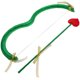 thumbnail image 2 of FELTECHELECTR 1 juego de flecha y arco de Cupido, accesorios para disfraz de Cupido, accesorios para cosplay de Cupido, suministros para fiestas, 2 of 5