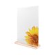 thumbnail image 1 of Tablero de acrílico transparente EZLIFE para tarjetas de mesa varios tamaños menú bodas cumpleaños extraíble K7T7, 1 of 7