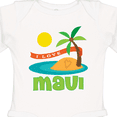 thumbnail image 4 of Inktastic I Love Maui Boys or Girls Long Sleeve Baby Bodysuit, 4 of 5