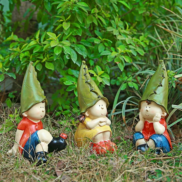 Poseidon Elf Garden Statue Lovely Decorative Rural Style Couple Resin Gnome Sculpture For Yard Com Poseidon Elf Garden Statue Lovely, Elf Garden Statues Suppliers