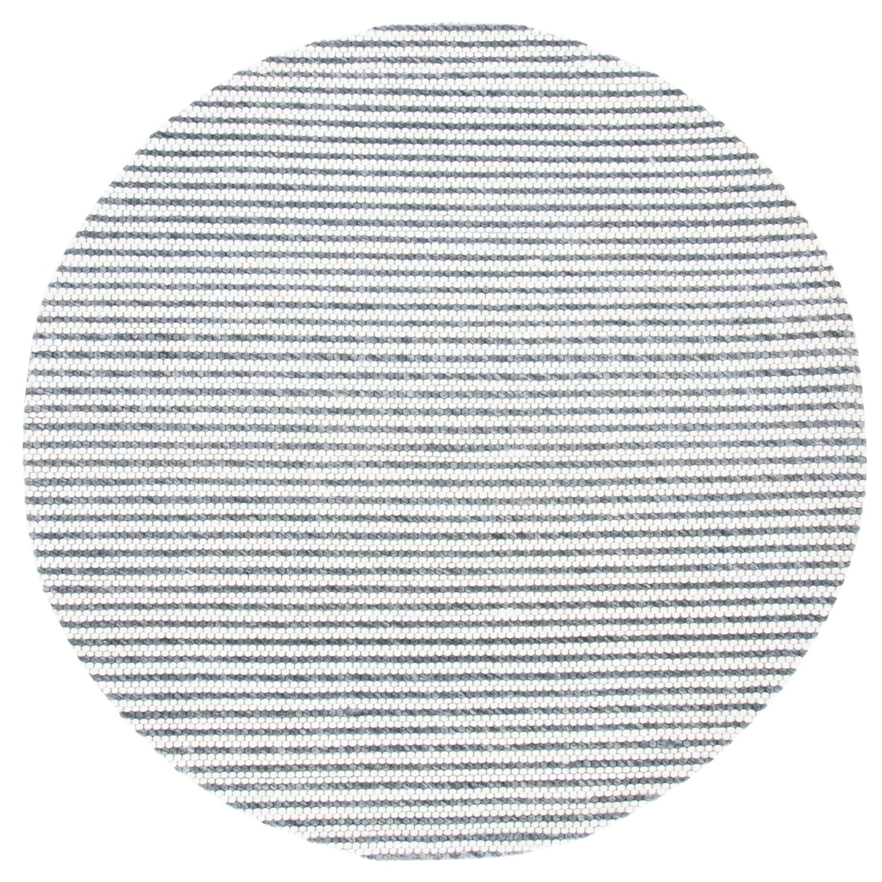 SAFAVIEH Marbella Lorenzo Striped Runner Rug, Charcoal/Ivory, 2'3" x 8'