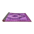 thumbnail image 2 of Ahgly Company Indoor Rectangle Medallion Purple Traditional Area Rugs, 8' x 10', 2 of 4