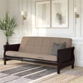 thumbnail image 2 of DHP Lexi 6 Inch Quilted Thermobonded Futon Mattress Full Size in Tan, 2 of 11