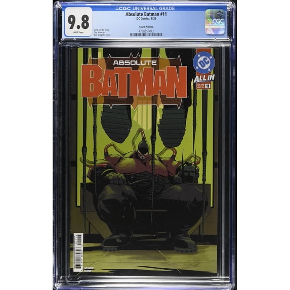 Absolute Batman #11 - CGC 9.8 Comic Book