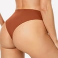 thumbnail image 3 of XBASW Underwear Thongs for Women Comfortable No Show Panties Seamless Thongs for Womens XS-2XL, 3 of 7