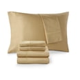 thumbnail image 5 of Madison Park Gold Pima Cotton Sheet Set - 600 Thread Count - Smooth & Luxurious Bedding, 5 of 8