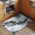 thumbnail image 2 of 2x3 Ft Entryway Area Rug, Modern Marble Kitchen Rug Runner Washable Floor Mat, Abstract Art Ink Painted Aesthetics Non Slip Indoor Door Mat Throw Carpet for Bathroom Living Room Bedroom, 2 of 8