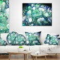 thumbnail image 4 of Designart Colorful Molecules Fractal Design - Abstract Throw Pillow - 16x16, 4 of 5