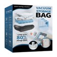 thumbnail image 1 of Vacuum Compression Storage Bags for Travel and Home Organization - Airtight Reusable Hand Roll System for Seasonal Clothes and Bedding, 1 of 5