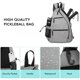 thumbnail image 3 of Bolsa de Mochila Bolso de Ajustable Bolsa de Tenis para Tenis Bádminton, 3 of 7
