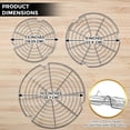 thumbnail image 2 of Premium Toaster Oven Pan Nonstick Set of / Sheet Pan for Baking Small Cookie Sheet Tray Durable Small Baking Trays for Oven Aluminum Baking Sheet Toaster Oven Tray x in, 2 of 9