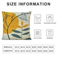 thumbnail image 5 of COMIO Mid Century Modern Pillow Covers Aesthetic Abstract Art Boho Decor Cute Plants Contemporary Pillows Accents Outdoor Farmhouse Sofa Couch Cases Decorations, 5 of 5