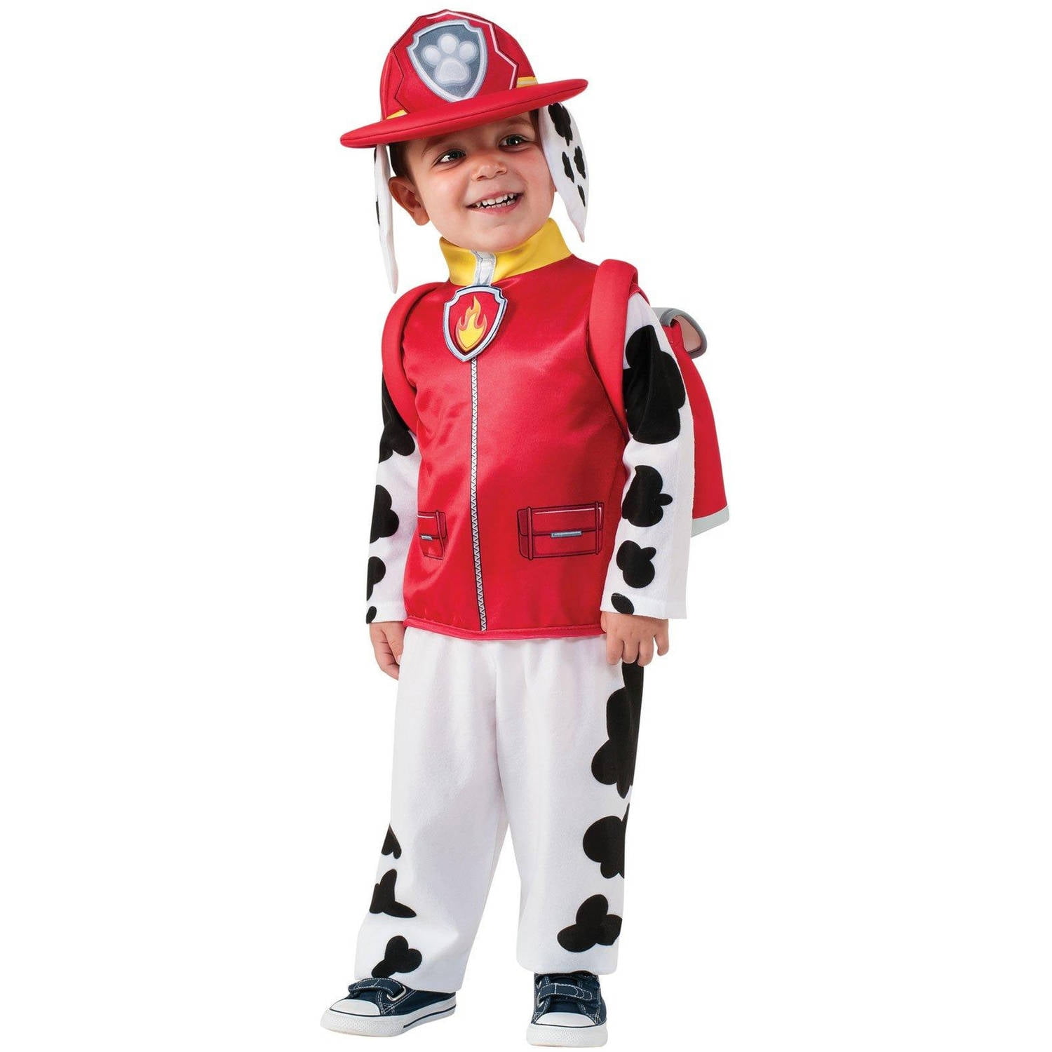 Kids Marshall Costume Paw Patrol Fireman Marshal Toddler Child 3D Candy Pouch