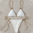 thumbnail image 4 of Cheers US Womens High Cut Thong Bikini Set Swimsuits Cami String Sexy Bathing Suit, 4 of 7