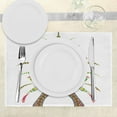 thumbnail image 3 of Ambesonne Psychedelic Place Mats Set of 4, Eiffel Fireworks, Standard Size, Multicolor, 3 of 6