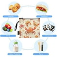 thumbnail image 5 of Haosy 3 Pack Reusable Ziploc Bags BPA Free Healthy Food Storage Bag Leakproof Sandwich Snack Freezer Bags Cute Happy Crabs, 5 of 7