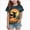 N50-Yellow, variant on boobe Halloween Shirts for Girls Fall Graphic Tees Thanksgiving Short Sleeve Shirt Autumn Holiday Tops