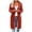 Red, variant on Frostluinai Long Sweater Cardigans for Women Button Down V Neck Cardigan Jackets Long Sleeve Cable Knit Sweaters Coats Solid Casual Sweaters with Pocket