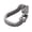 Wolf head B, variant on FENOHREFE Punk Wolf/Snake/ Bracelet for Men Gothic Mesh Chain Animal Bangle Jewelry Distinctive Nordic Mythology Accessory