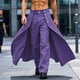 thumbnail image 1 of Ceisia Men's Gift Casual Fashion Solid Color Pocket Button High Waist Splice Trendy Versatile Straight Leg Pants, 1 of 8
