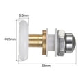 thumbnail image 2 of Shower Door Roller Runner Wheel 23mm Dia. Replacement Part Bathroom Glass Shower Sliding Door Roller, (1 Set 6pcs), 2 of 5