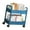 Blue, variant on Easy to Move Portable Cart for Keeping Office Supplies Neatly Arranged