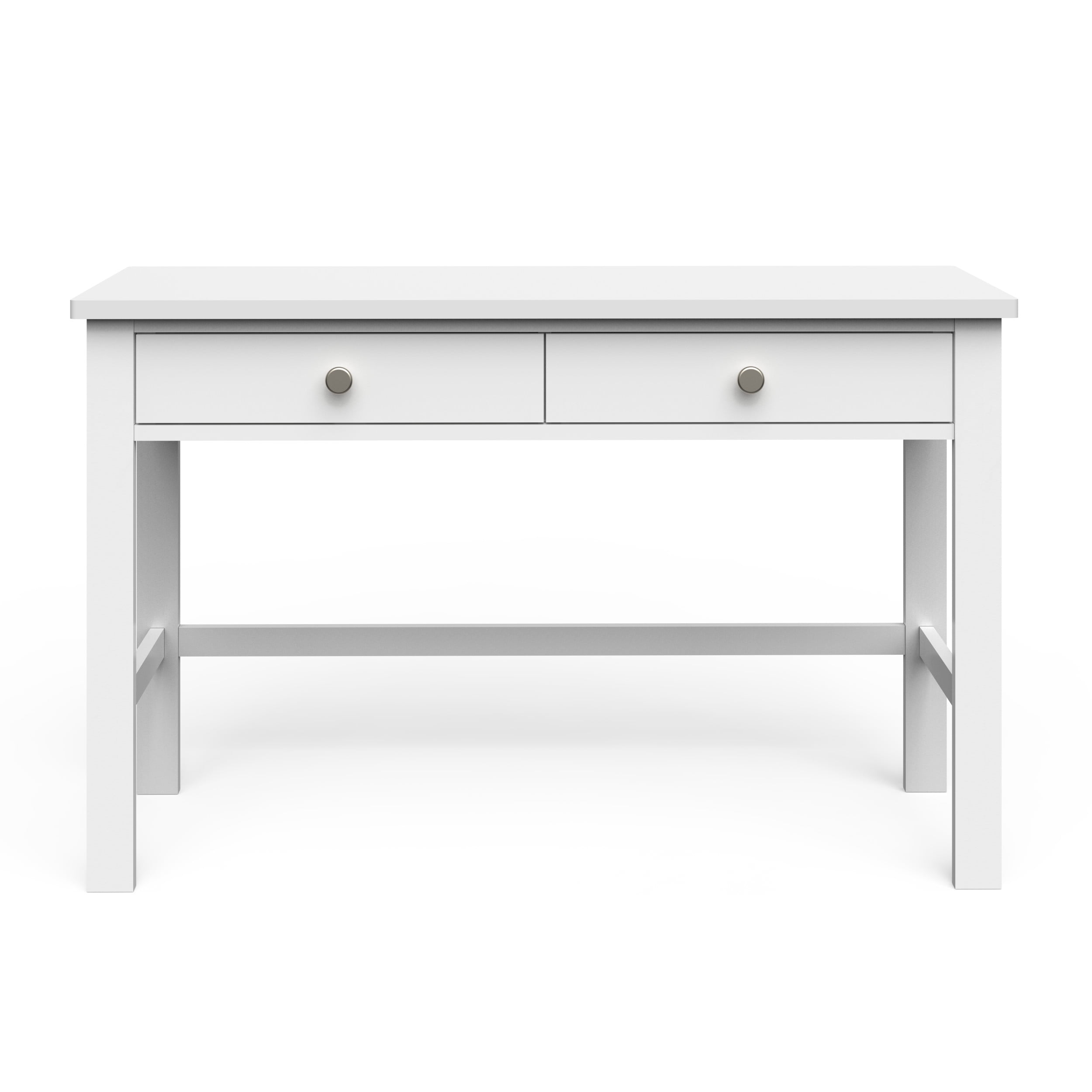 Child Craft Harmony Kid’s Writing Desk, Includes 2 Drawers, Plenty of Storage, 48" Tabletop, Durable Construction, Non-Toxic, Baby Safe Finish (Matte White)