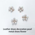 thumbnail image 4 of Jumpingount Zapatos Clips Aleación de zinc Flor Hebilla Compromiso Aniversario Boda Zapato Sandalias Joyas decorativas para mujeres niñas Ropa, zapatos y accesorios Miscelánea Jumpingount AP015752-01, 4 of 6