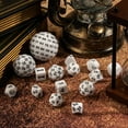 thumbnail image 4 of Cusdie 15 Pieces Complete DND Dice Set D3-D100 D&D Dice Set, Polyhedral RPG Dice for Dungeons and Dragons, RPG, MTG Table Games, 4 of 5