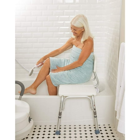 Carex - Bathtub Transfer Bench - WHITE