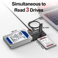 thumbnail image 2 of Lector Unitek M.2 NVME SATA IDE HDD/SSD de 3,5 pulgadas y 10 Gbps, 2 of 7