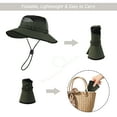 thumbnail image 4 of OZERO Sun Hats for Women Beach Hat Womens Sun Hat with UV Protection Wide Brim Outdoor Foldable Bucket Hat, 4 of 7