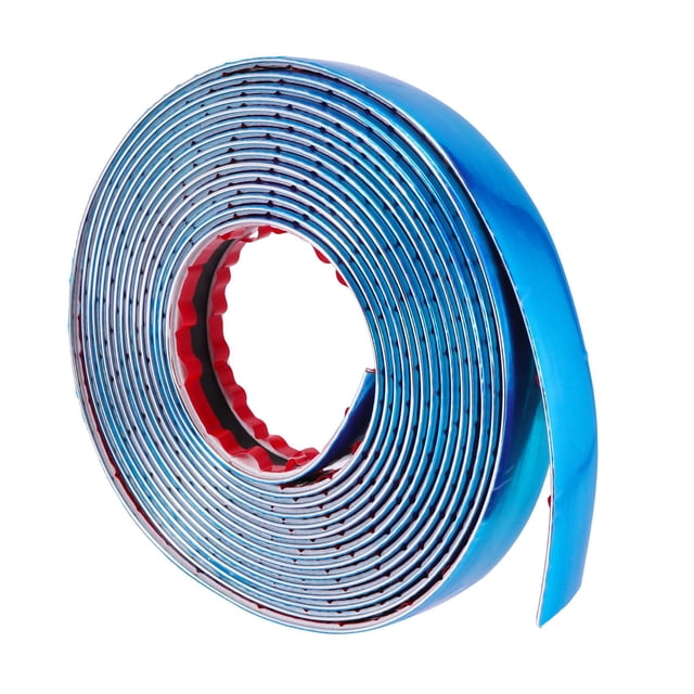 Bande de Moulure de Style Auto Chromée 20 mm 5 m, Autocollant, Protecteur de Collision pour Fourgonnette, 1 Rouleau x Bande Adhésive 20 mm x 5 m, Chrome