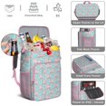thumbnail image 4 of Floral Pig Print Backpack Cooler – Leakproof Insulated Lunch Bag with Abstract Design for Family Outings, Road Trips & Office, 4 of 5