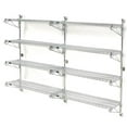 thumbnail image 3 of Nexel Poly-Green Wall Mount Wire Shelving, 30"W x 18"D x 63"H 4-Shelf Add-On, 3 of 3