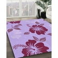 thumbnail image 2 of Ahgly Company Indoor Rectangle Patterned Orchid Purple Area Rugs, 2' x 5', 2 of 6
