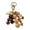 A, variant on Handmade Retro Bead Charm Alloy Material Natural Pendant Woven Wish Keychain for Bag Key Ornament Ethnic Style Handicraft Gift