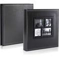 thumbnail image 3 of Photo Album for 4x6 Pictures – Extra Large 500-Pocket Album for Horizontal & Vertical Photos, Family or Wedding Memory Book – Black, 3 of 5