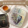 thumbnail image 7 of FOR U DESIGNS Woodpecker Print Bible Cover Quilted Bible Holder Case Reusable Book Cover Handbag Bible Protective with Zipper Pocket Christian Bible Accessories Gifts, 7 of 7
