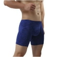 thumbnail image 4 of Taqqpue Men's Underwear Value Performance Boxer Briefs Support Pouch Cotton ComfortSoft Boxer Brief for Men, Long Leg Moisture-Wicking Breathable Underwear, 4 of 7