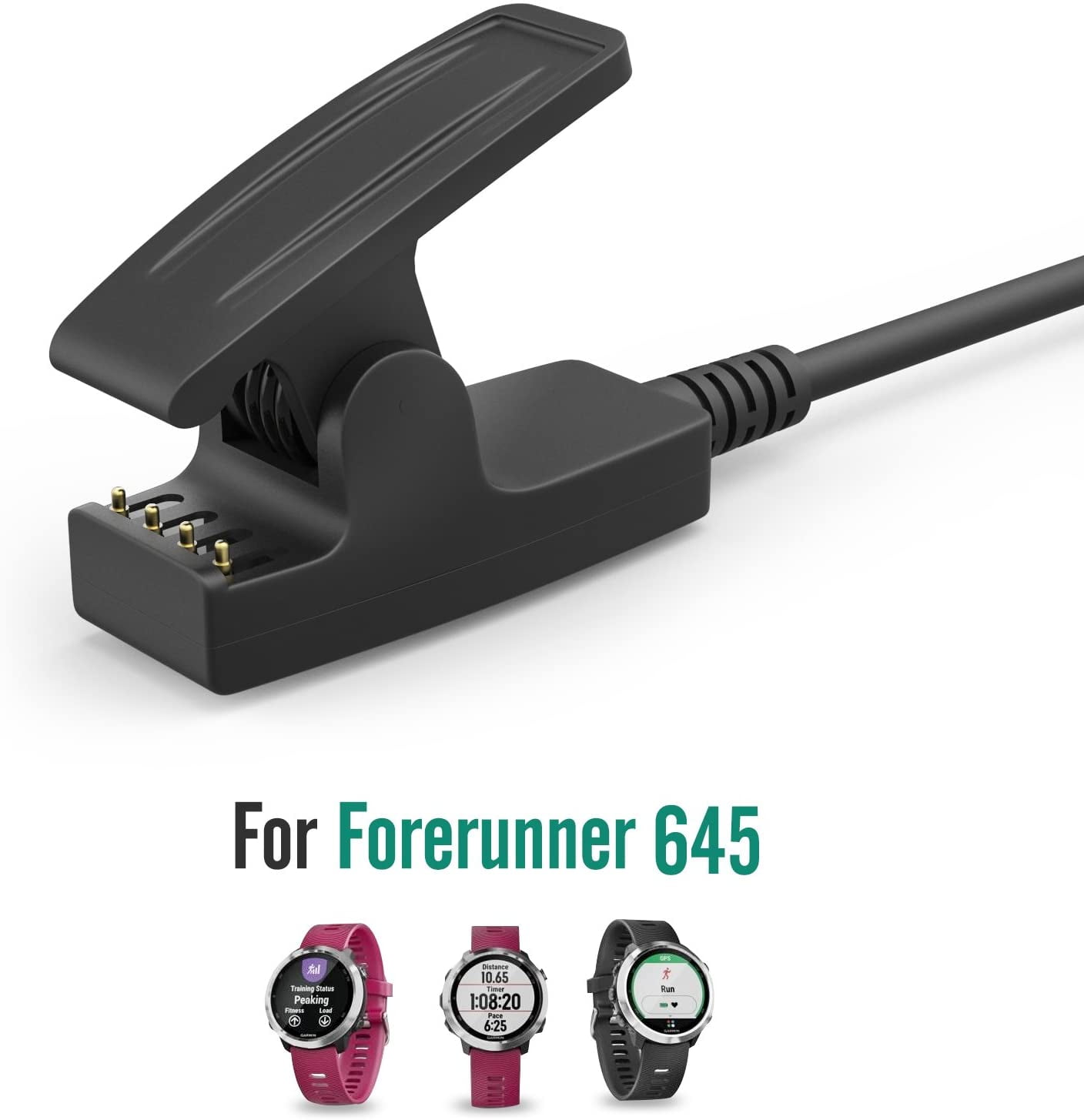 Garmin Ladekabel 1m - Kompatibel Mit Forerunner 235, 645 Music Uvm.