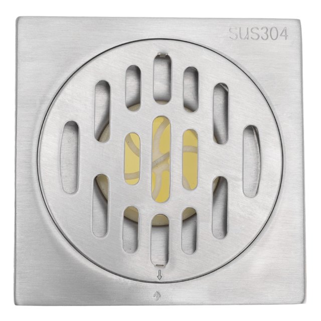 Desagüe del piso de la ducha NikouMX ABS acero inoxidable 10x10cm