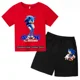 thumbnail image 3 of Nueva camiseta de Mario Sonic para niños, niñas y adolescentes, camisetas de manga corta de verano, camisetas casuales para niños con puntadas, conjunto de camisetas, 3 of 5