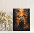 thumbnail image 2 of Majestic Deer Head Canvas Art Print Wall Decor，Suitable for Living Room，Bedroom，Office，Study，Hotel and More., 2 of 8