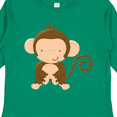 thumbnail image 4 of Inktastic Happy Monkey Boys or Girls Long Sleeve Toddler T-Shirt, 4 of 5