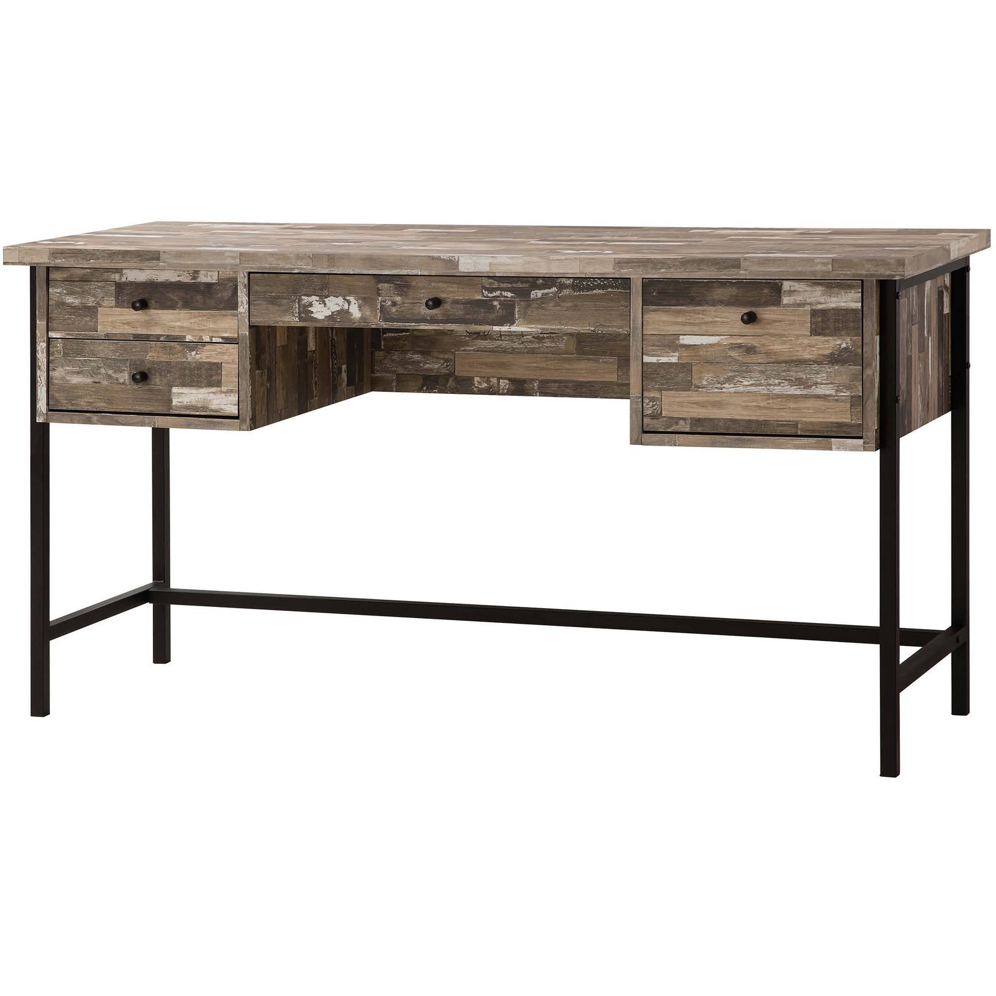 Writing Desks Coaster Company Writing Desk Salvaged Cabin And Black