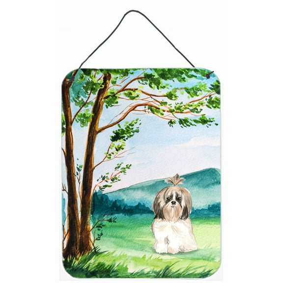 Under the Tree Shih Tzu Wall or Door Hanging Prints